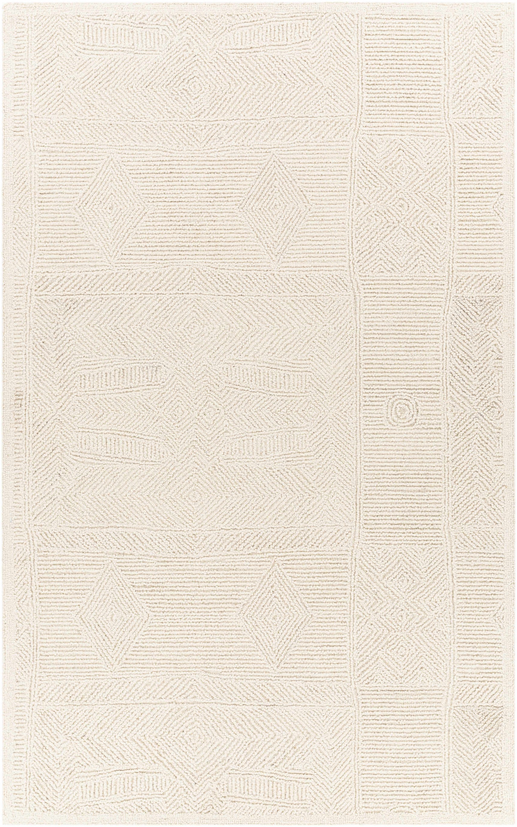 Cork Textured Wool Rug - Ornate Home