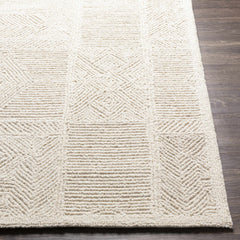 Cork Textured Wool Rug - Ornate Home