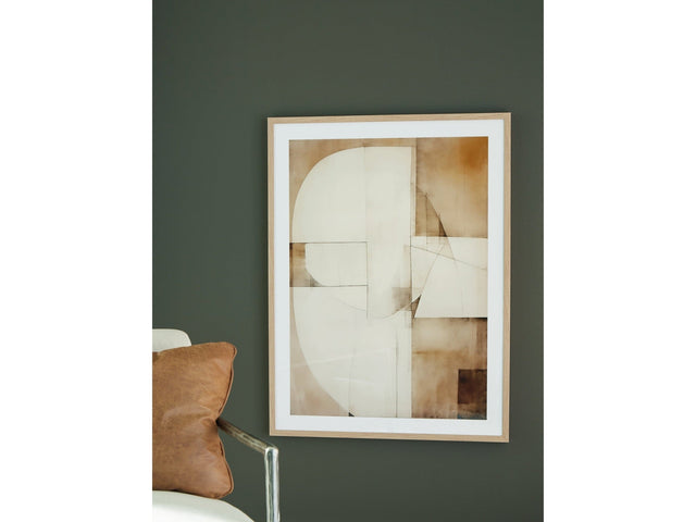 Corlain Brown/Tan/White Wall Art (Online Special Price) - Ornate Home