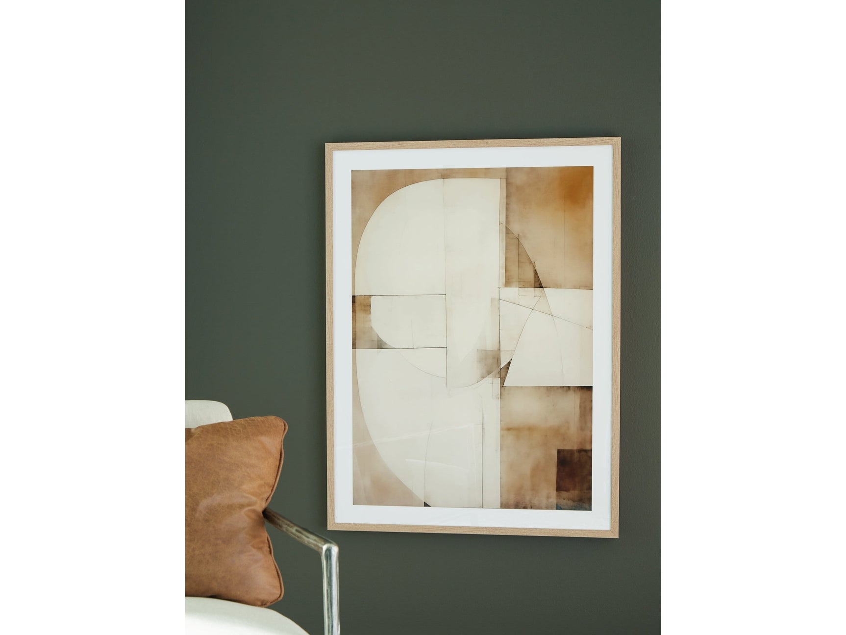 Corlain Brown/Tan/White Wall Art - Ornate Home