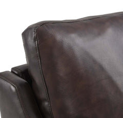 Corland Brown Leather Armchair - Ornate Home
