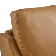 Corland Tan Leather Armchair - Ornate Home
