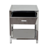 Corleo Stainless Steel Accent Table - Ornate Home
