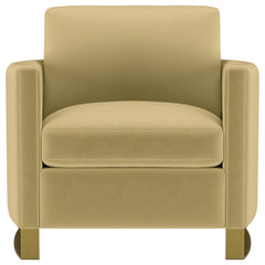 Corliss Camel 3-piece Velvet Upholstered Sofa Set - Ornate Home