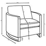 Corliss Camel 3-piece Velvet Upholstered Sofa Set - Ornate Home