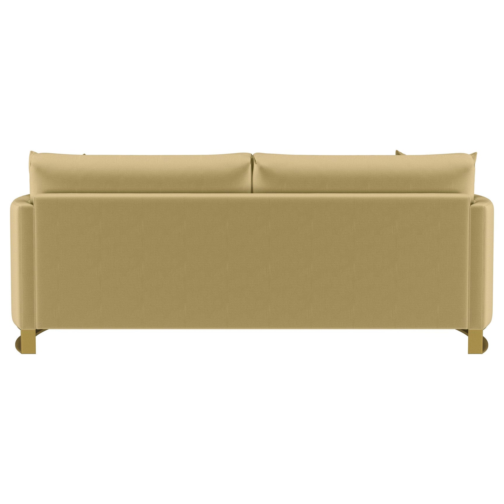 Corliss Camel Upholstered Curved Track Arm Sofa - Ornate Home