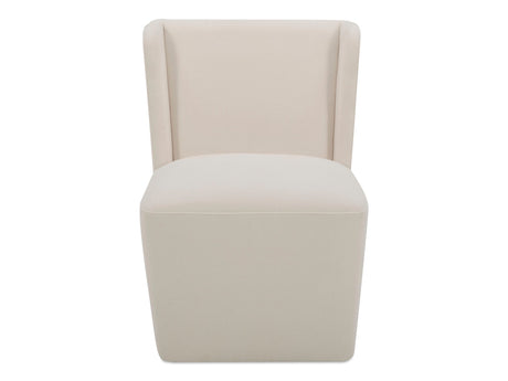 Cormac Cream Rolling Dining Chair - Ornate Home