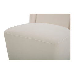 Cormac Cream Rolling Dining Chair - Ornate Home