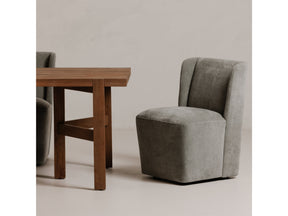 Cormac Slate Green Rolling Dining Chair - Ornate Home