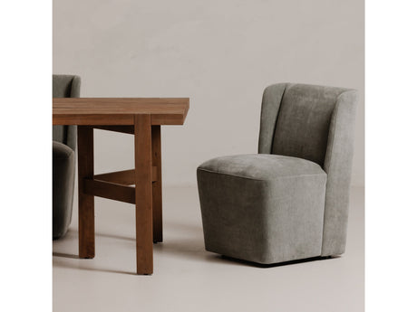 Cormac Slate Green Rolling Dining Chair - Ornate Home