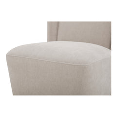 Cormac Warm Sand Rolling Dining Chair - Ornate Home