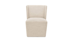 Cormac White Mist Rolling Dining Chair - Ornate Home