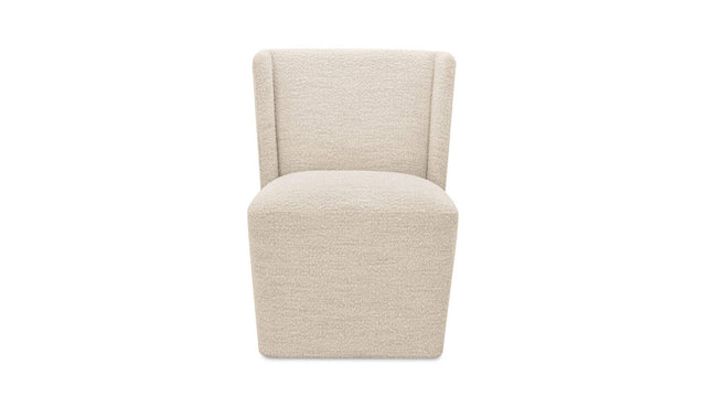 Cormac White Mist Rolling Dining Chair - Ornate Home