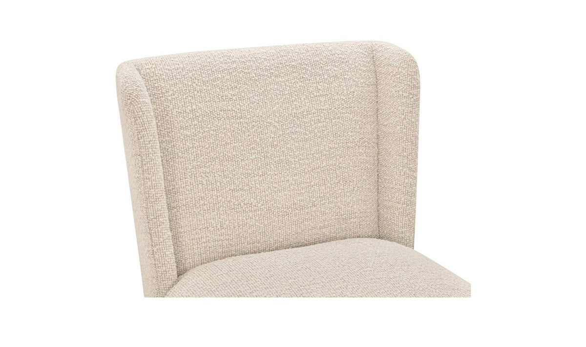 Cormac White Mist Rolling Dining Chair - Ornate Home