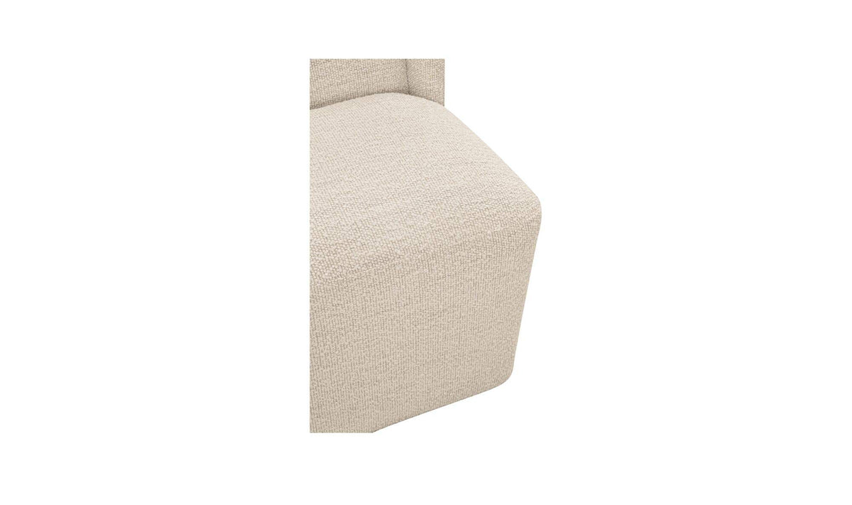 Cormac White Mist Rolling Dining Chair - Ornate Home