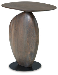 Cormmet Brown/Black Accent Table - Ornate Home