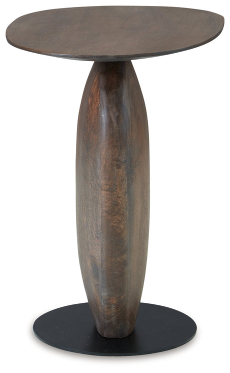 Cormmet Brown/Black Accent Table - Ornate Home