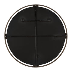 Cornelia Bronze/Black Round Mirror - Ornate Home