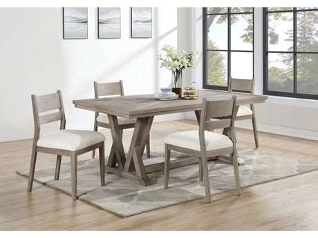 Cornelia Coastal Grey 5-piece Dining Room Set - Ornate Home