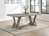Cornelia Coastal Grey Dining Room Table - Ornate Home