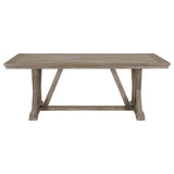 Cornelia Coastal Grey Dining Room Table - Ornate Home