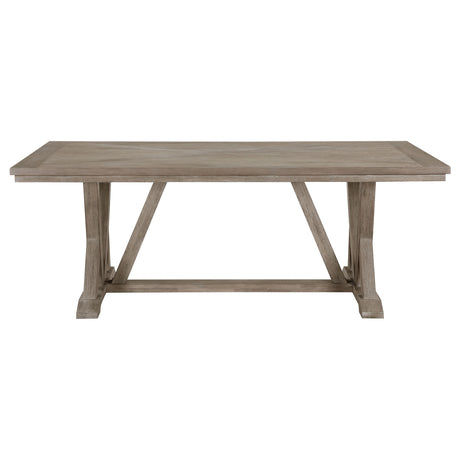 Cornelia Coastal Grey Dining Room Table - Ornate Home