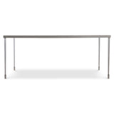 Cornelia Glazed Stainless Steel Cocktail Table - Ornate Home