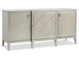 Cornelia Glazed Stainless Steel/Nebbia Buffet - Ornate Home