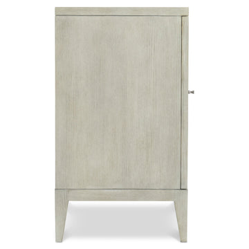 Cornelia Glazed Stainless Steel/Nebbia Buffet - Ornate Home