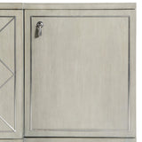 Cornelia Glazed Stainless Steel/Nebbia Buffet - Ornate Home