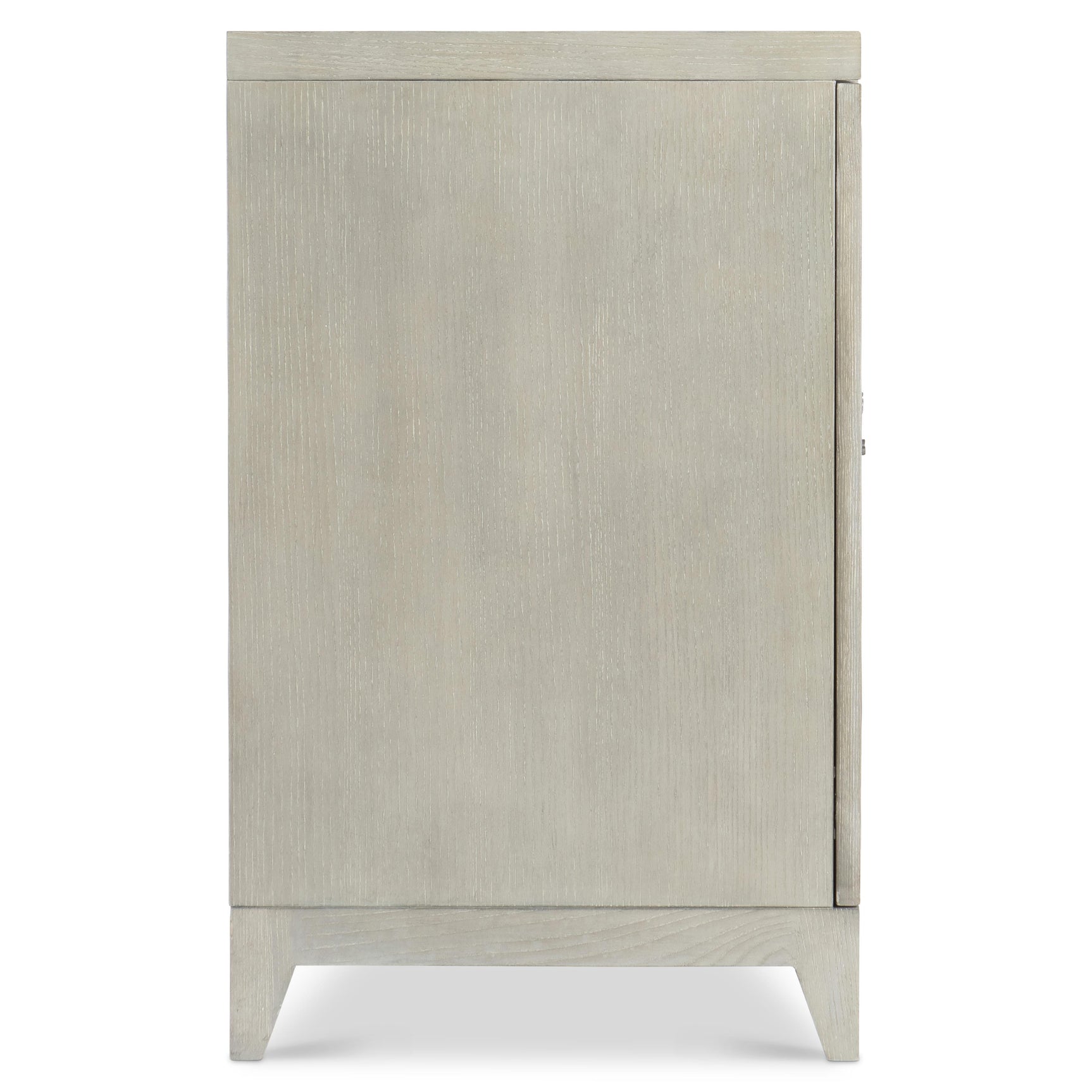 Cornelia Glazed Stainless Steel/Nebbia Entertainment Credenza - Ornate Home