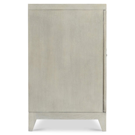 Cornelia Glazed Stainless Steel/Nebbia Entertainment Credenza - Ornate Home