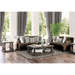 Cornelia Light Brown Loveseat - Ornate Home