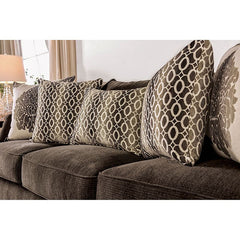 Cornelia Light Brown Loveseat - Ornate Home