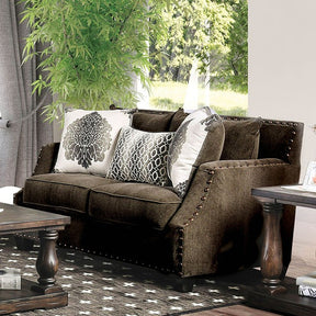 Cornelia Light Brown Loveseat - Ornate Home