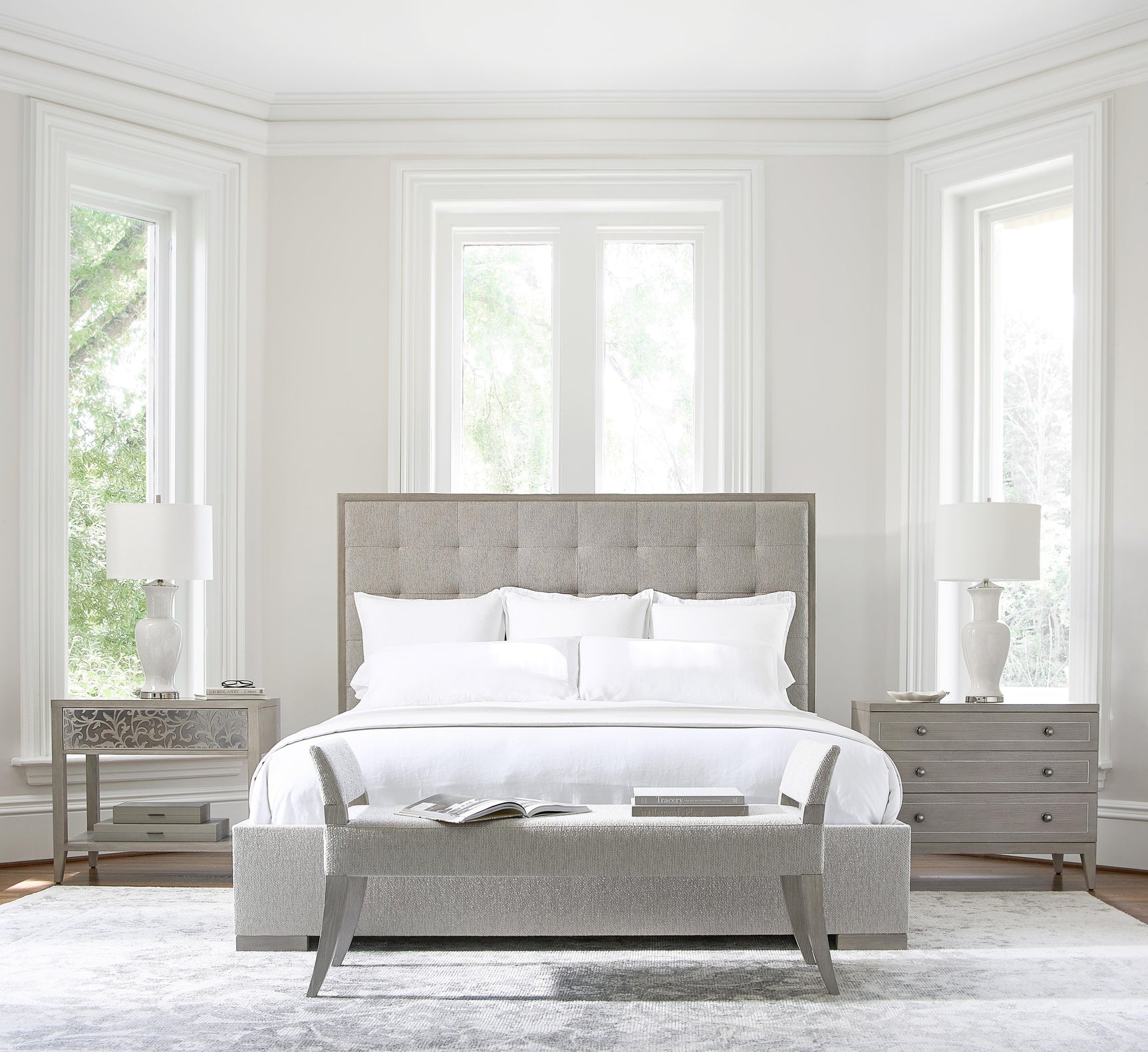 Cornelia Nebbia/Grey Bench - Ornate Home