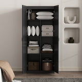 Cornelia Storage Closet 1.0 in Black - Ornate Home