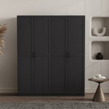 Cornelia Storage Closet 1.0 in Black (set of 2) - Ornate Home