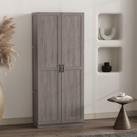 Cornelia Storage Closet 1.0 in Grey - Ornate Home