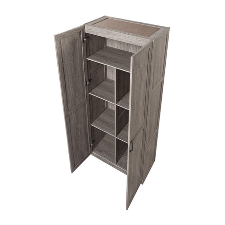Cornelia Storage Closet 1.0 in Grey - Ornate Home