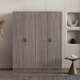 Cornelia Storage Closet 1.0 in Grey (set of 2) - Ornate Home