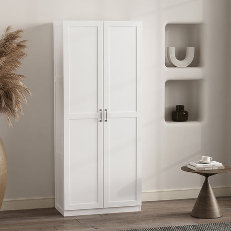 Cornelia Storage Closet 1.0 in White - Ornate Home