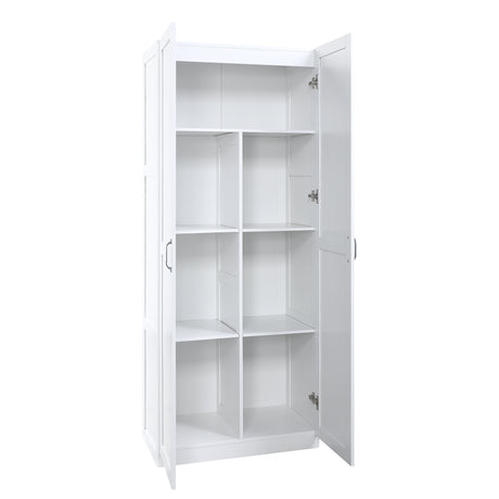 Cornelia Storage Closet 1.0 in White (set of 2) - Ornate Home