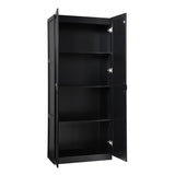 Cornelia Storage Closet 2.0 in Black - Ornate Home