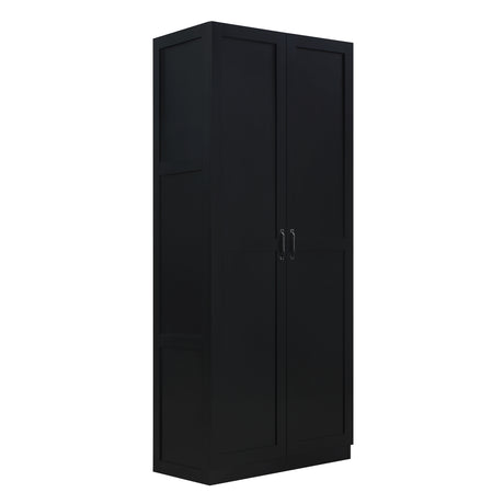 Cornelia Storage Closet 2.0 in Black - Ornate Home