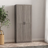 Cornelia Storage Closet 2.0 in Grey - Ornate Home