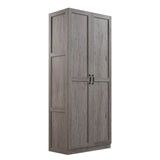 Cornelia Storage Closet 2.0 in Grey - Ornate Home