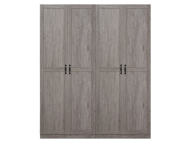 Cornelia Storage Closet 2.0 in Grey (set of 2) - Ornate Home