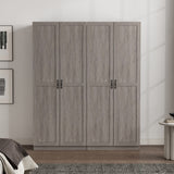 Cornelia Storage Closet 2.0 in Grey (set of 2) - Ornate Home