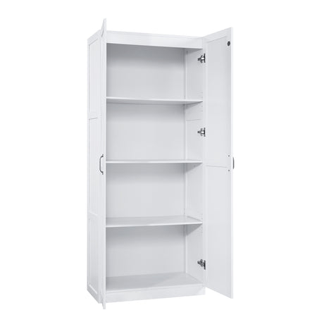 Cornelia Storage Closet 2.0 in White - Ornate Home